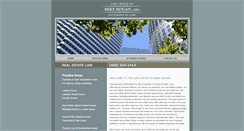Desktop Screenshot of mikehoganlaw.com
